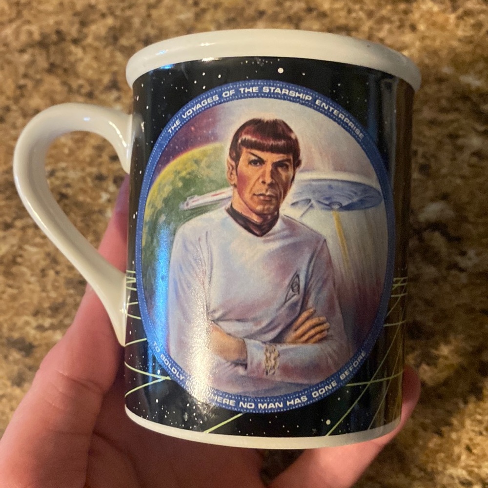 Mr Spock Star Tek mug collection